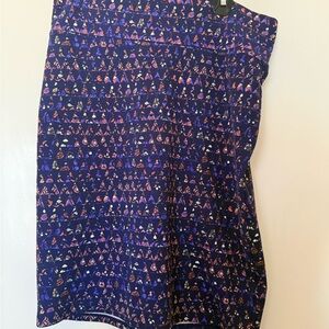 LuLaRoe Vibrant Blue A-Line Skirt